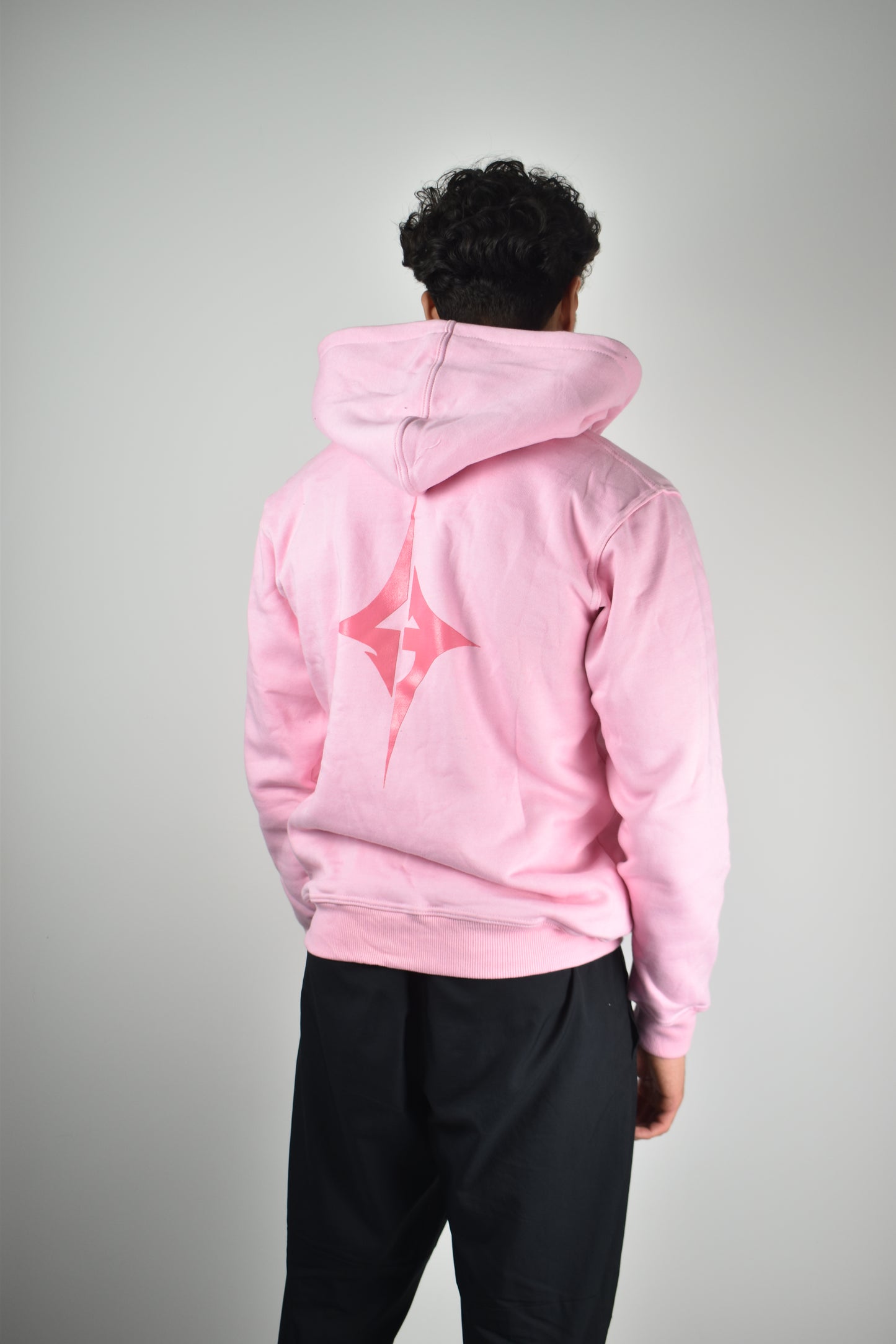 GILET "AMBITION" ROSE A ZIP - BRODERIE