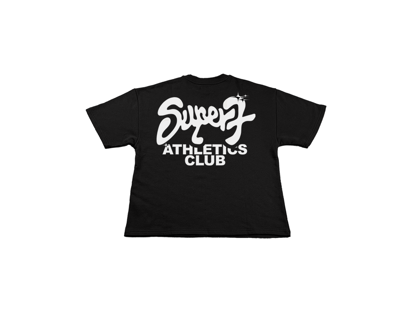 ATHLETICS CLUB - BLACK OVERSIZE T SHIRT