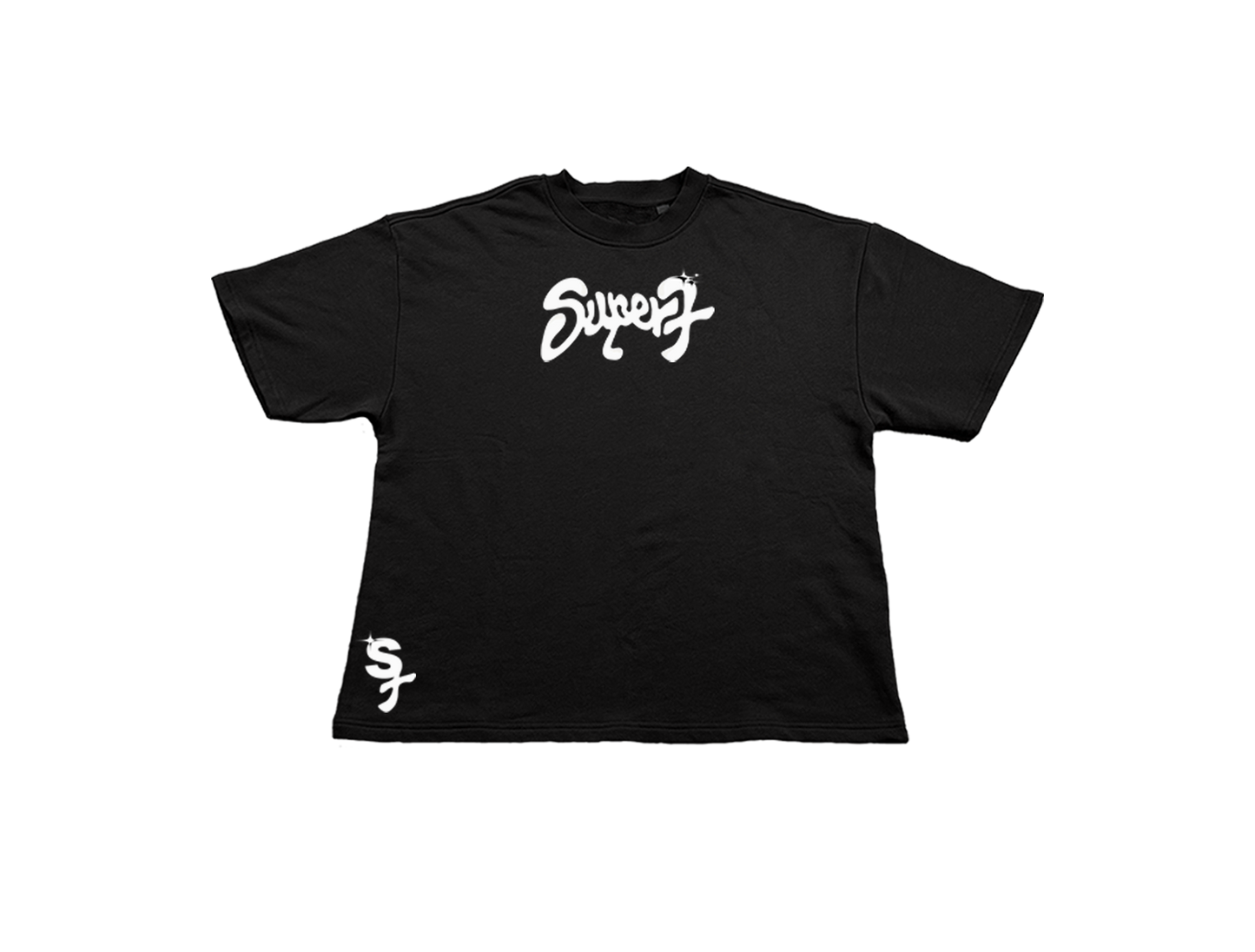 ATHLETICS CLUB - BLACK OVERSIZE T SHIRT