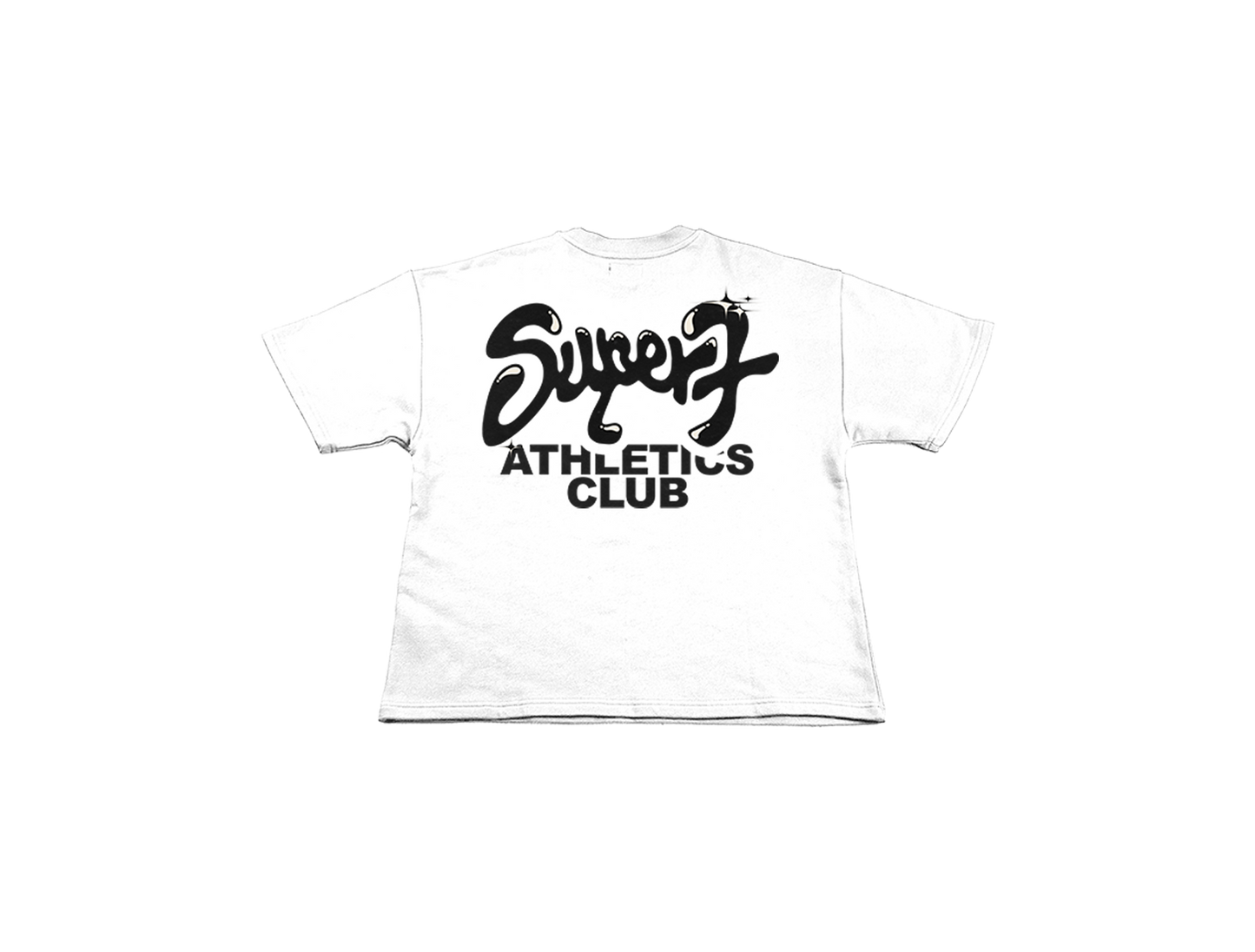 ATHLETICS CLUB - WHITE OVERSIZE T SHIRT
